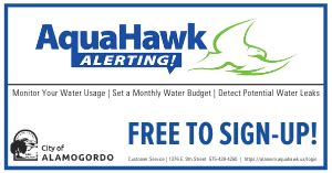 city of alamogordo water bill pay|AquaHawk .